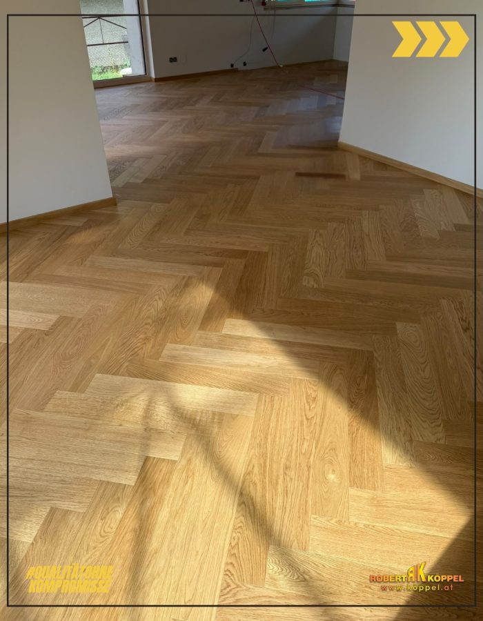 Fischgrätparkett Leibnitz Bild 1